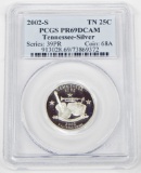 2002-S SILVER TENNESSEE STATE QUARTER - PCGS PR69 DCAM