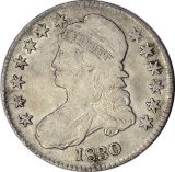 1830 CAPPED BUST HALF