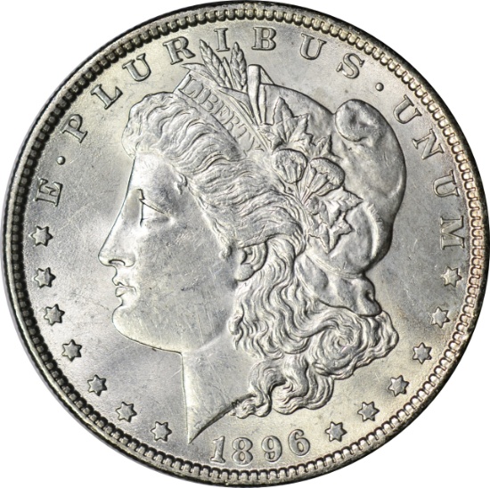 1896 MORGAN DOLLAR - UNC DETAILS