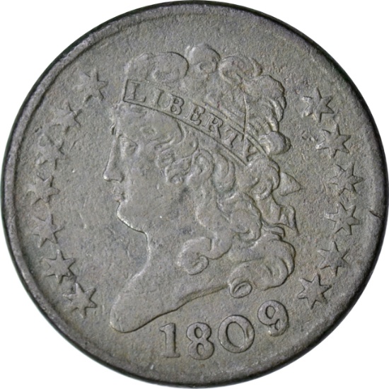 1809/6 HALF CENT