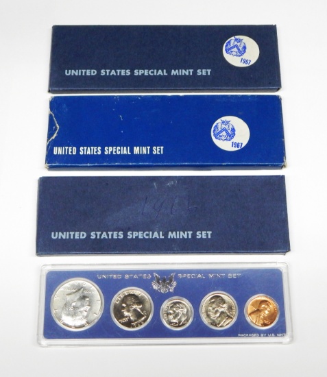 FOUR (4) SPECIAL MINT SETS - (2) 1966, (2) 1967