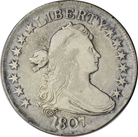 1807 DRAPED BUST HALF DOLLAR
