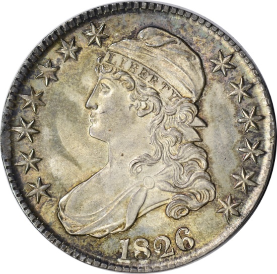 1826 CAPPED BUST HALF DOLLAR