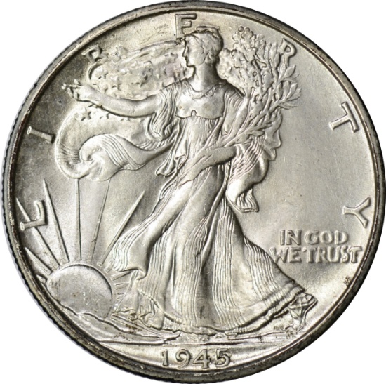 1945-D WALKING LIBERTY HALF