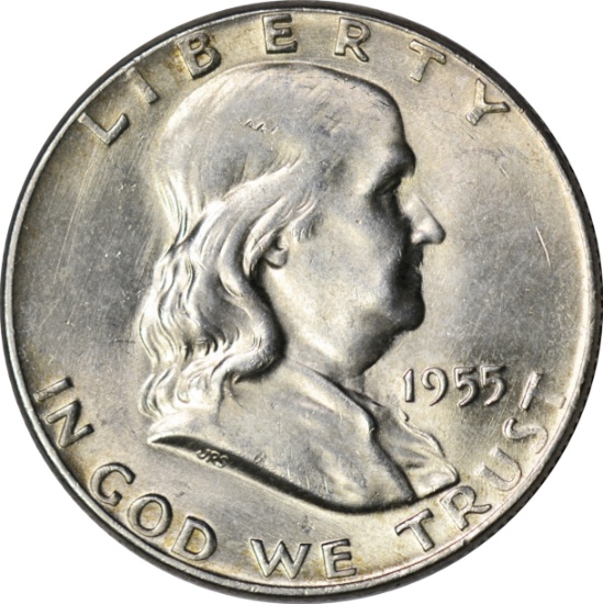1955 FRANKLIN HALF - BUGS BUNNY VARIETY