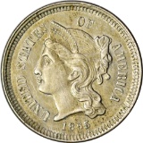 1865 THREE CENT NICKEL