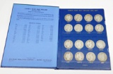 COMPLETE SET of BARBER HALVES from 1892 to 1906 - 46 COINS