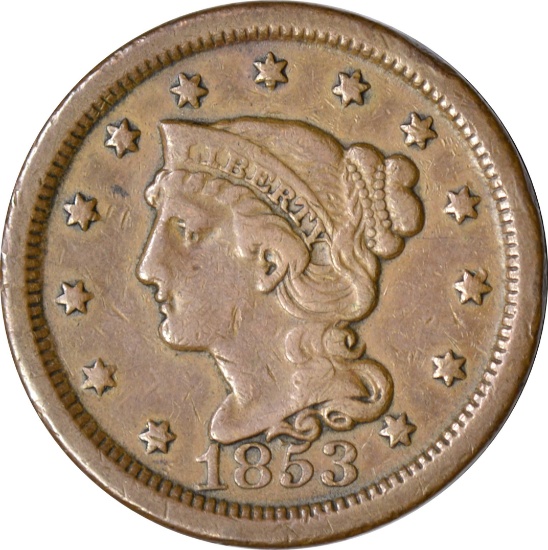 1853 LARGE CENT