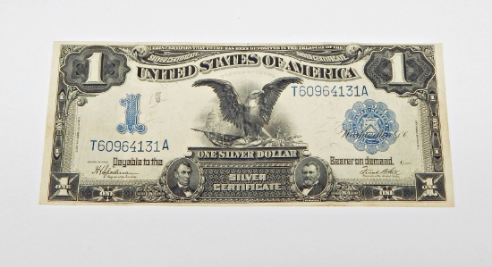 1899 $1 BLACK EAGLE SILVER CERTIFICATE - VF+