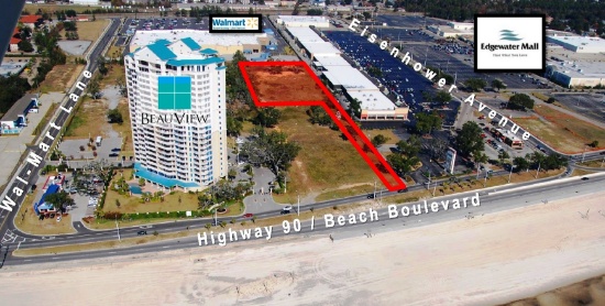 Court Ordered Auction - 2.52+/- Acre Development Site, 2660 Beach Blvd., Biloxi, MS 39531