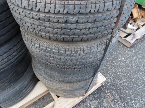 Lot of Trailer Tires and Rims