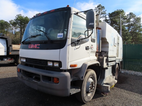 2002 GMC T7500 Centurion Tennant Sweeper