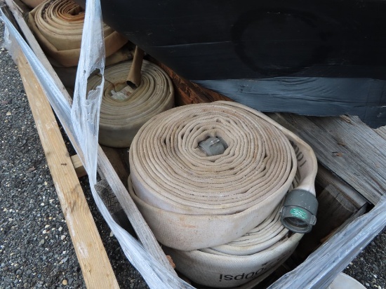 Lot of Fire Hose Approx. 25 Hoses