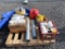 Misc Lot of Exhaust Pipes/Clamps & Oil Filters