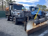 1996 Volvo Single Axle Dump w/ Plow and Salter