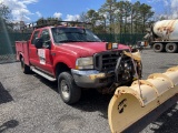 2002 Ford F-250 Crew Cab Utility Truck w/ Plow Diesel