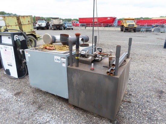 Lanair Waste Oil Heater with tank