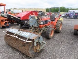 Kubota L3010 Tractor w/ Sweepster Attachment