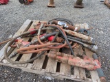 Lot of Jacks Hammers and lines