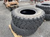 Pair (2) Michelin 17.5R25 Loader Tires