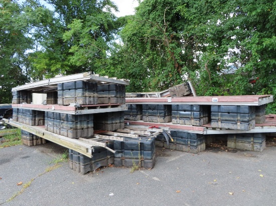 Lot of Floating Docks. Aluminum w/ Red Treks Decking