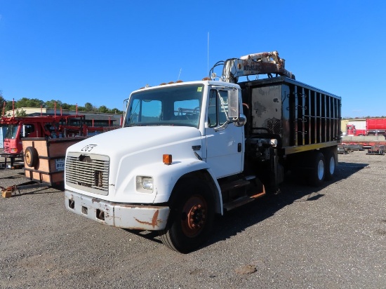 2001 Freightliner FL80 Grapple Dump Truck