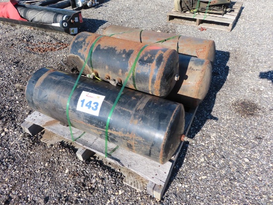 Lot of Truck Air Tanks