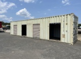 40' Sea Container w/ Roll up side doors