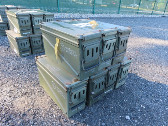 Lot of 7 PA-120 40mm Empty Ammo Cans
