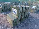 Lot of 10 7.62mm Empty Ammo Cans