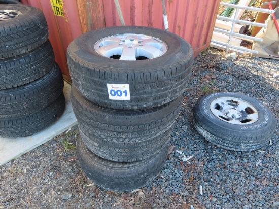 Lot of 4 Mercedes Benz Sprinter Wheels and Tires
