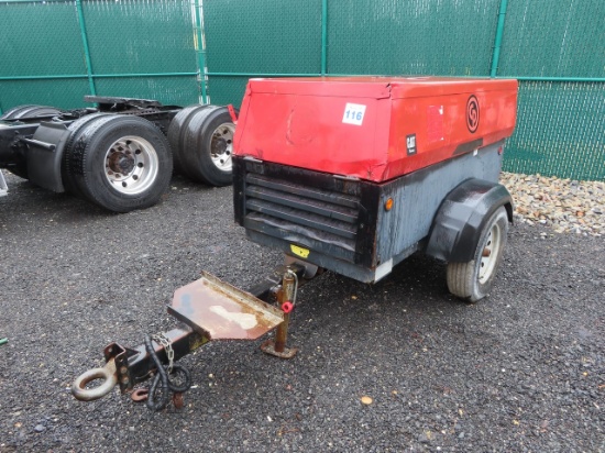 2015 Chicago Pneumatic CPS185 KD7 T4 Tow Behind Compressor