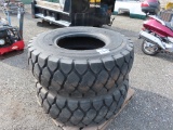 Pair of 17.5R25 Loader Tires