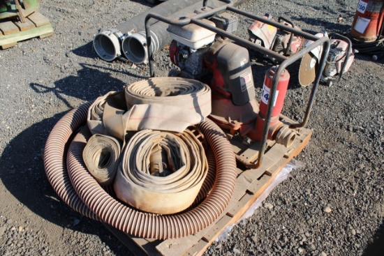 Riverside 80 GPM 3” Trash Pump w/ Lines