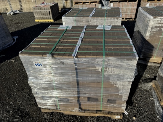 2 Pallets of Hanley S76 Dark Brown Bricks 3 5/8 x 2 1/4 x 7 5/8