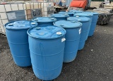 Lot of 10 50 Gallon Drums
