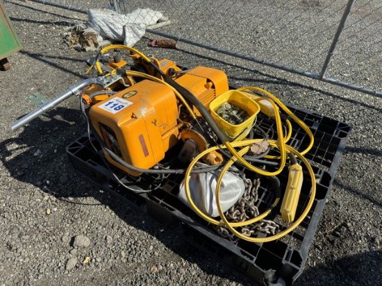 Harrington 2 Ton Electric Hoist 28'