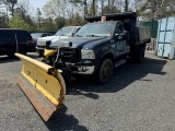 2007 Ford F-550 Mason Dump 4x4 w/ Plow