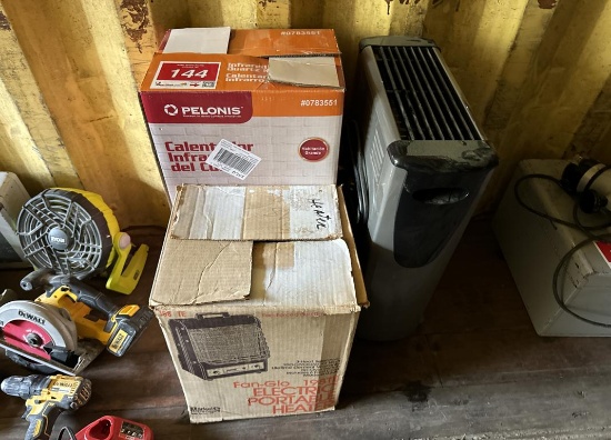 Lot of 3 Space Heaters