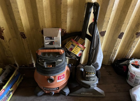 Ridgid Shop Vac & Shop Sweep