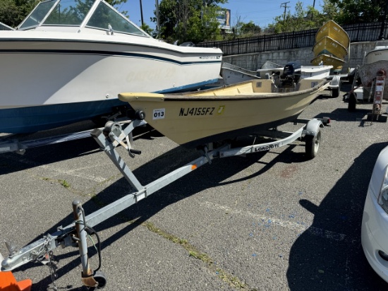 1995 HMD 13' OPEN, FIBER W Trailer
