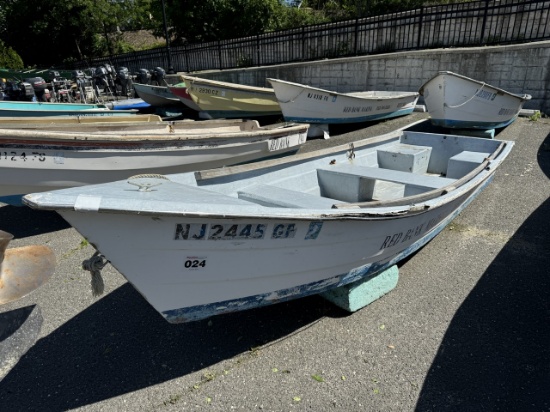 1987 SKI 15' OPEN, FIBER, OUTBRD, GAS