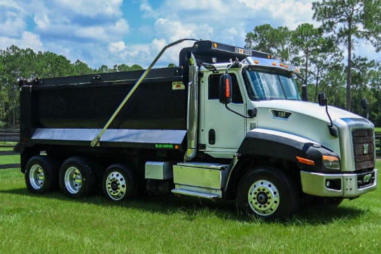 2016 Caterpillar CT660 Tri Axle Dump (OCALA FL)