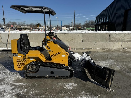 2024 BisonTek BT360 Ride On Tracked Skid Steer