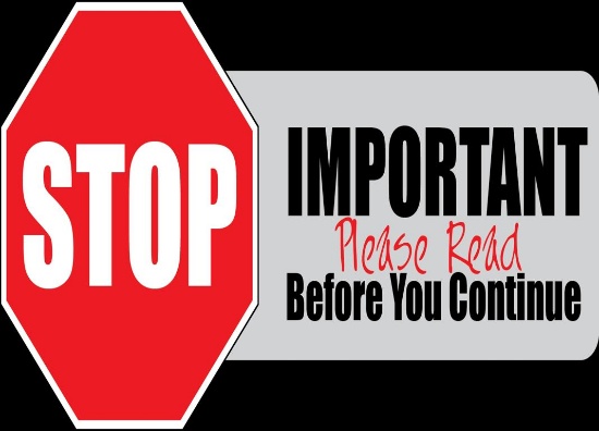 STOP! PLEASE READ BEFORE BIDDING