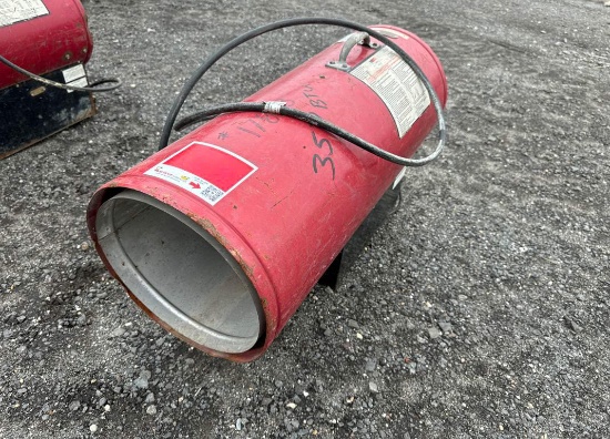 Universal 3500FA Propane Bullet Heater