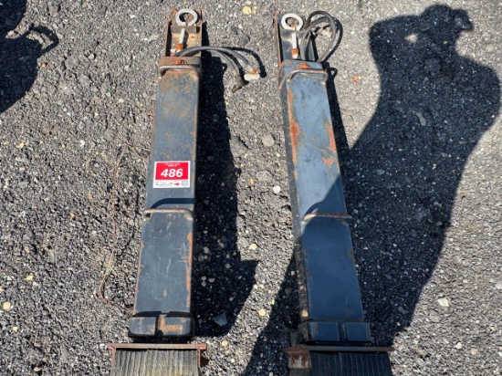 Pair of Heavy Duty Equipment Support / Stabilizer Assemblies