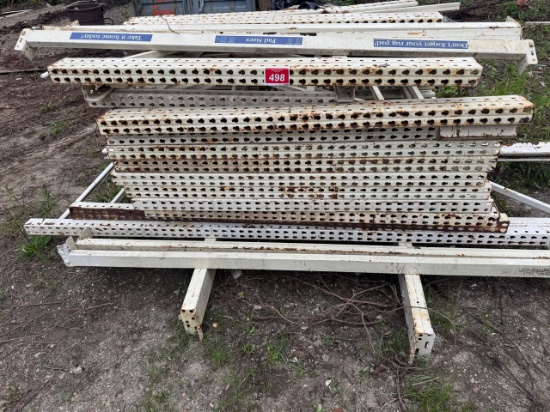 Assorted Perforated Steel Shelving / Rack Components