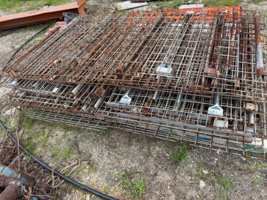 Steel Wire Mesh Security Panels / Fencing Sections