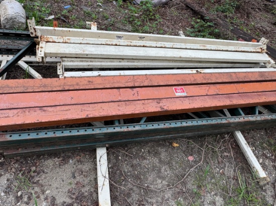 Assorted Pallet Rack Beams and Uprights